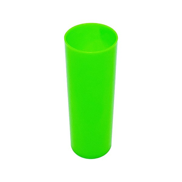 Copo Long Drink - Verde Fluor - 350ml (Leitoso)
