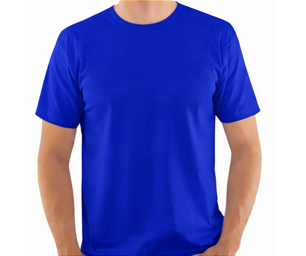 Camisa Masculina Azul Bic de Poliéster