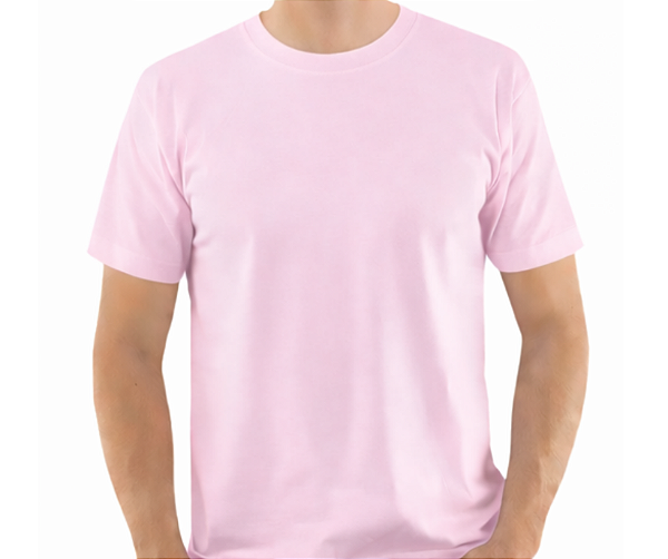 Camisa Masculina Rosa bb de Poliéster