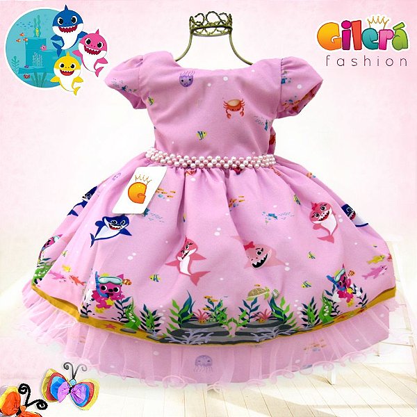 roupa do baby shark para aniversario