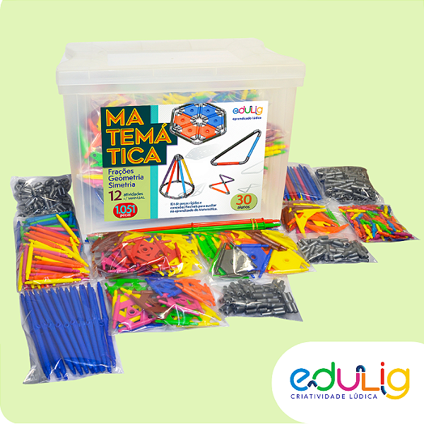 Edulig Matemática 30 alunos - Manual do Professor - 1051 peças e conexões
