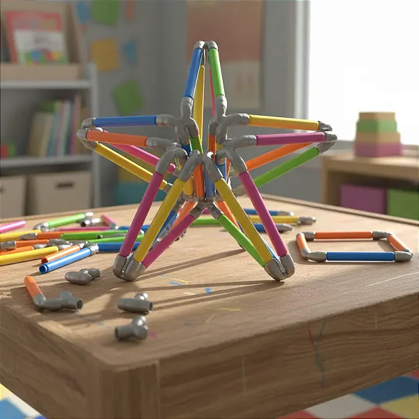 Edulig Criativo - 560 peças e conexões