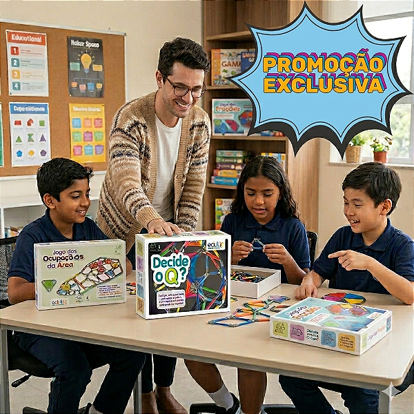 Combos Jogos Pedagógicos: Frações, Ocupação da Área e Decide O Q?