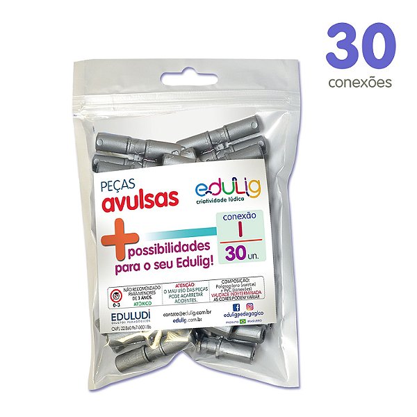 Edulig Puzzle Peças Avulsas - Conexão I - 30 unidades