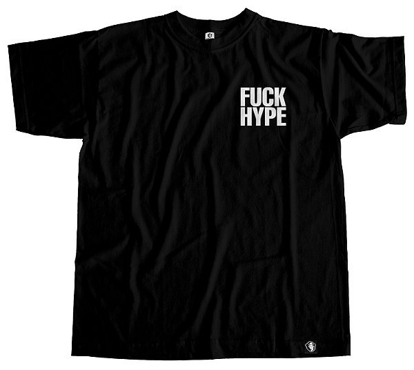 70. Camiseta Manga Curta Preta FUCK HYPE