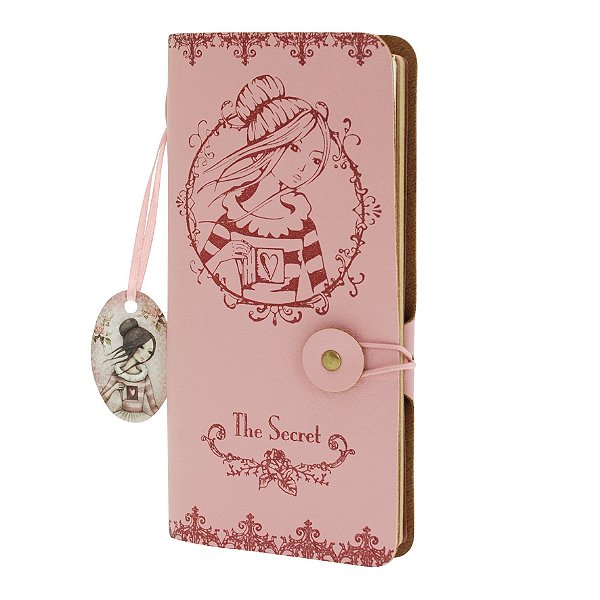 Caderno com Capa de Couro Sintético Grande - The Secret