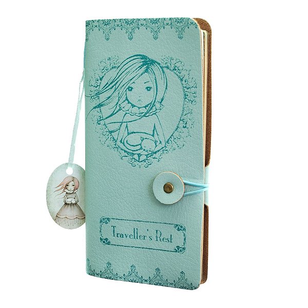 Caderno com Capa de Couro Sintético Grande - Traveller's Rest