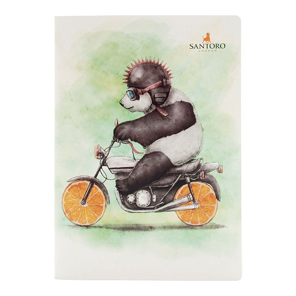 Caderno Grande - Panda