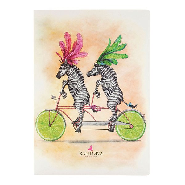 Caderno Grande - Zebras