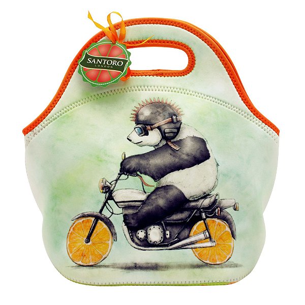 Lancheira em Neoprene Fruity Scooty - Panda