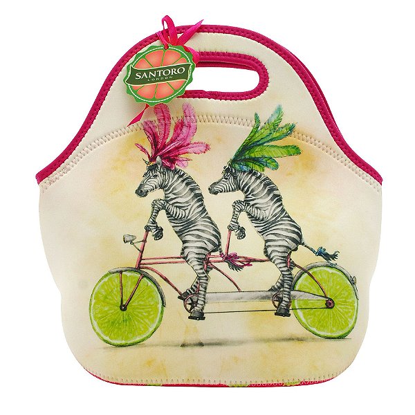 Lancheira em Neopreme Fruity Scooty - Zebras
