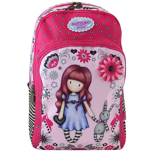 Mochila Gorjuss com Bolsos Externos - My Gift to You