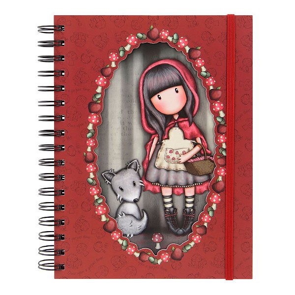 Caderno com Capa Dupla Gorjuss - Little Red Riding Hood