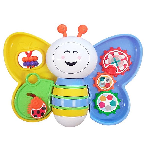 Brinquedo Educativo Bebe Babyleta 6M+ Som E Luz Menino