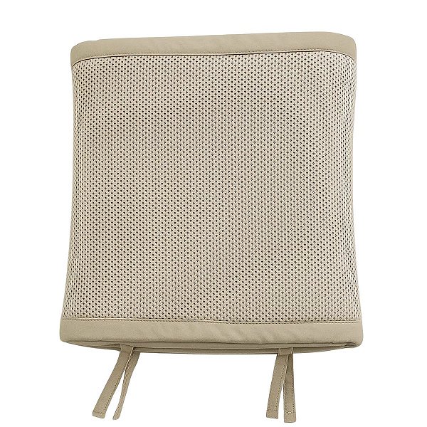Tela Respiravel Bege liso Para Berço Baby Deluxe