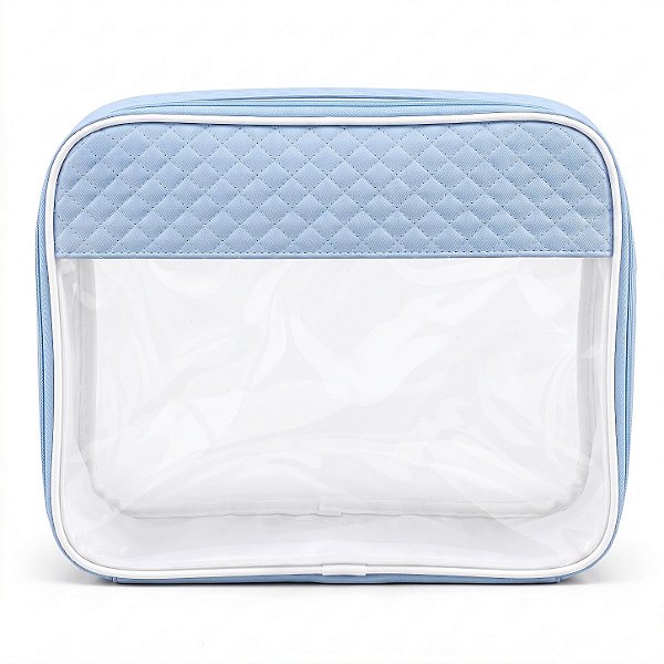 Necessaire Impermeável Organizador de Mala com Zíper Viagem, Maquiagem, Higiene Pessoal e Maternidade