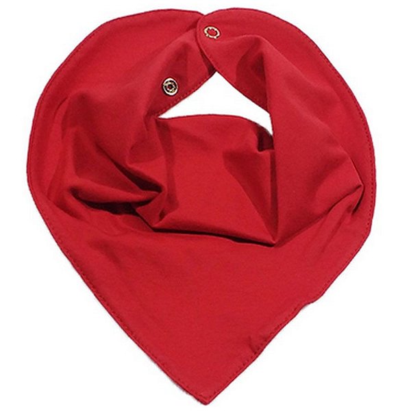 Babador Bandana Baby Deluxe Vermelho