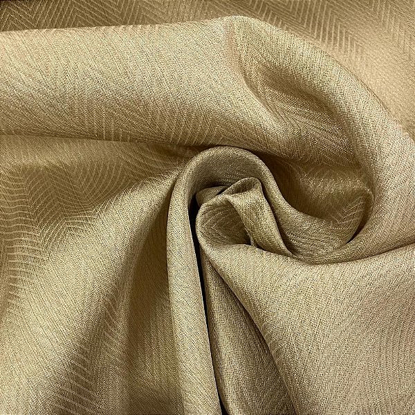 Tecido Revestimento Chevron Dourado