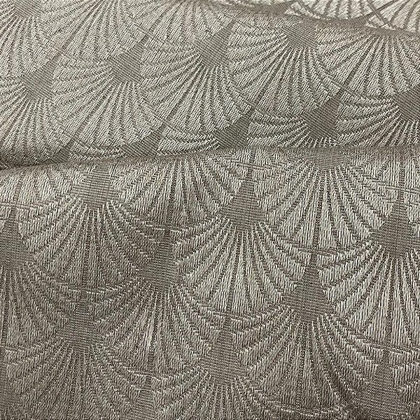 Tecido Revestimento Capri Raffia Cinza