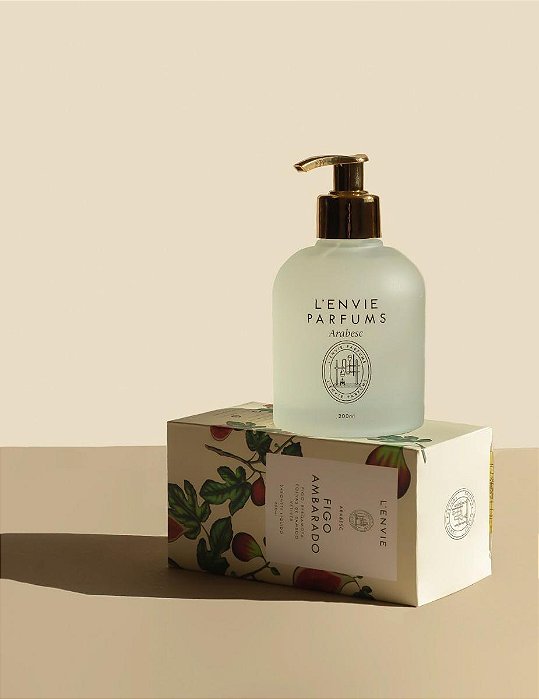 Sabonete liquido arabesc figo ambarado