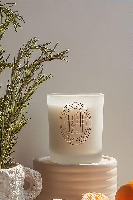 Vela perfumada alecrim