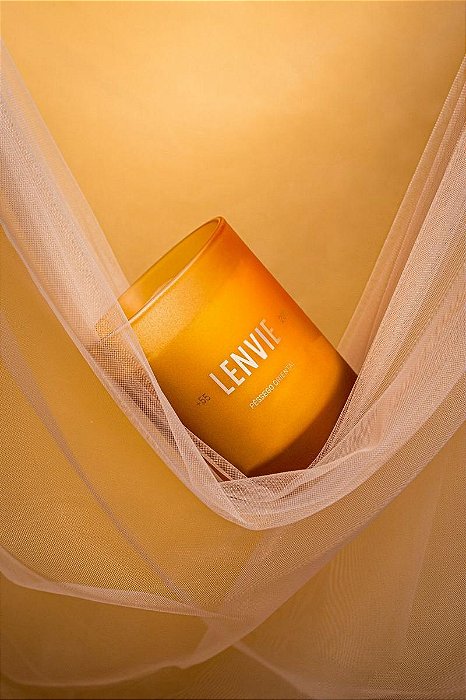 Vela perfumada pessego