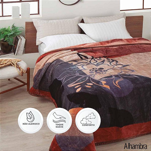 Cobertor Raschel Casal Alhambra Plus