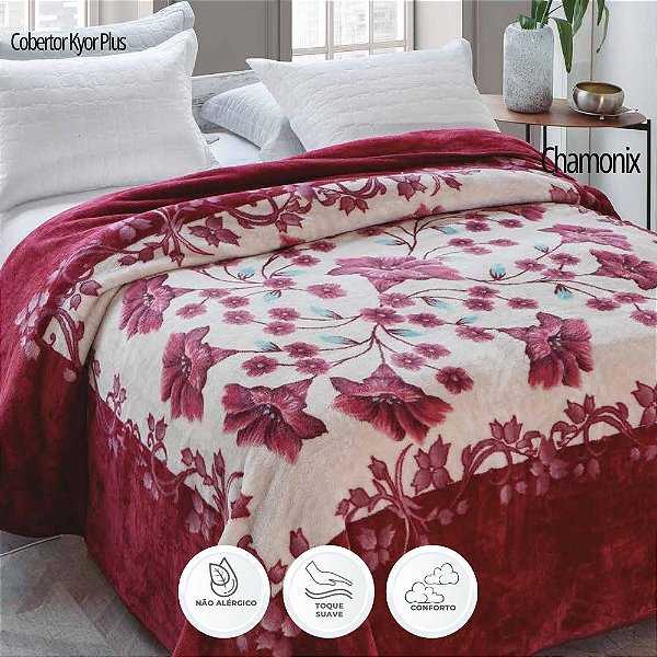 Cobertor Raschel Casal Kyor Plus Soft Chamonix