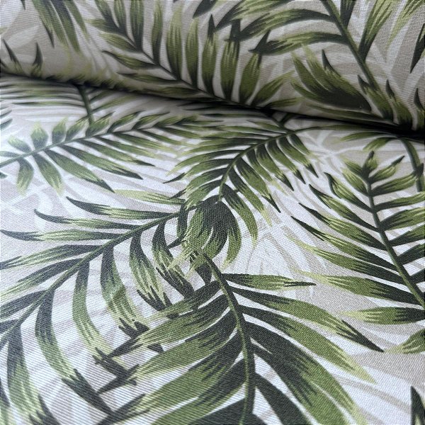 Waterblock folhagem bege/verde