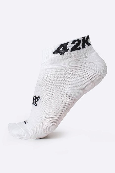 Meia 42k running pro branca