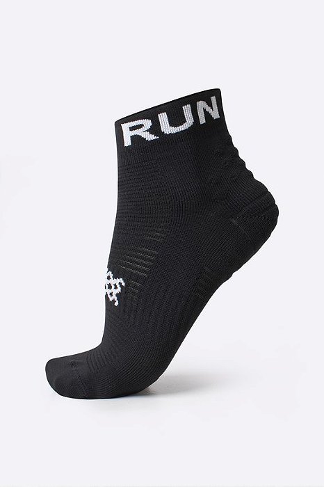 Meia running pro preta Run