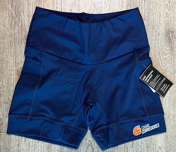 Bermuda meia coxa compressão Marinho - FEMININA