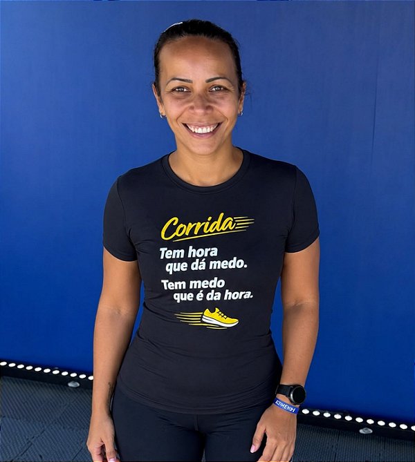 Camiseta Tem Medo que é da Hora - baby look