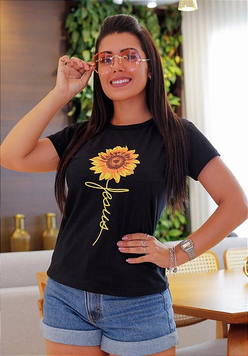 t shirt algodao feminina