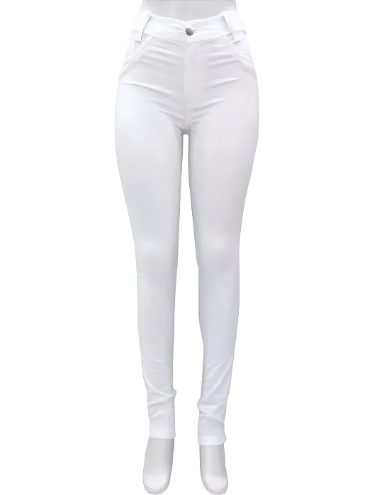 Calça Jeans Feminina Branca - Enfermagem