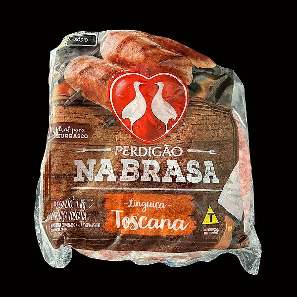 Linguiça Toscana Perdigão Na Brasa 1kg - Congelado
