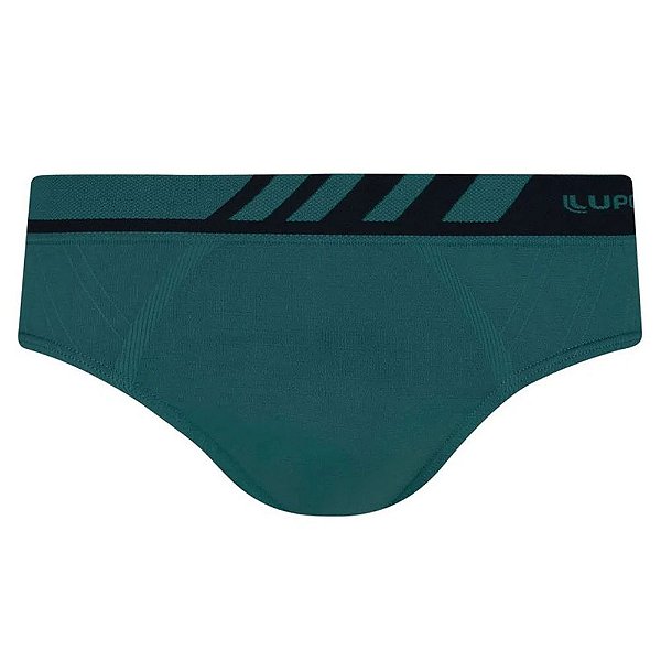 Cueca Slip Sem Costura Microfibra - Verde - Lupo