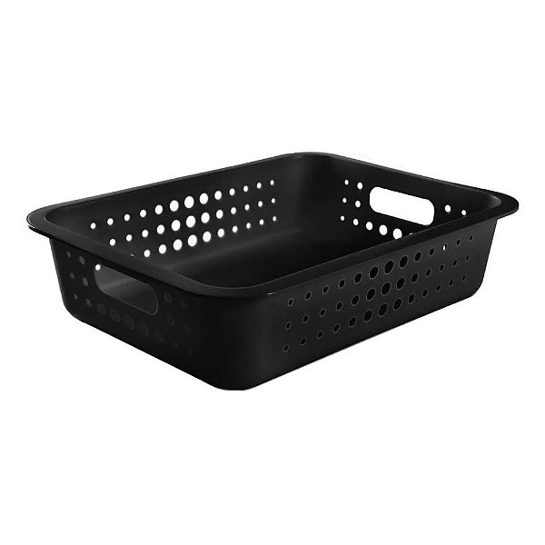 Cesta Organizadora Grande - Preto - Ou