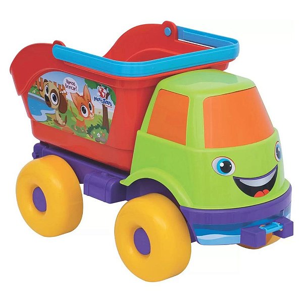 Caminhão Caçamba de Praia - Brincando na Areia - Mercotoys