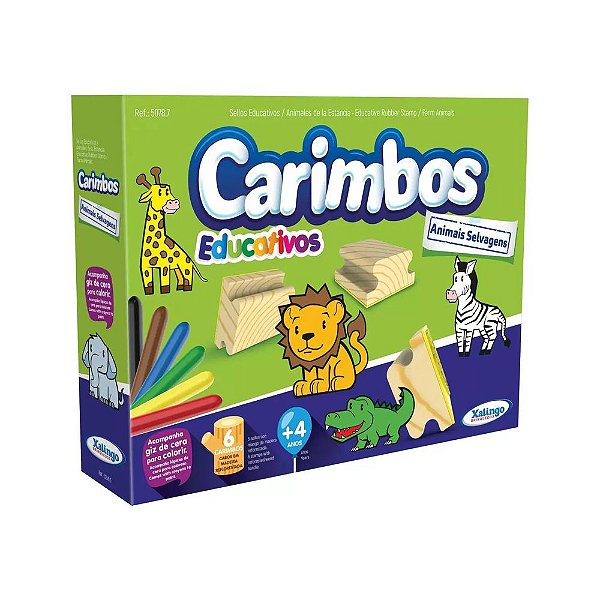 Carimbos - Animais Selvagens - Xalingo