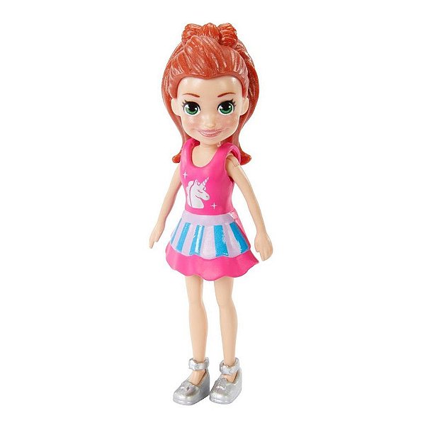 Polly Pocket - Lila- Vestido Pink- Mattel