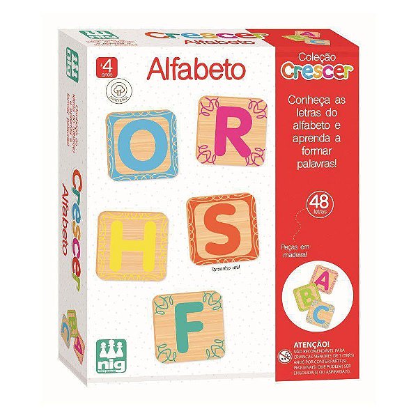Alfabeto - Coleção Crescer - Nig Brinquedos