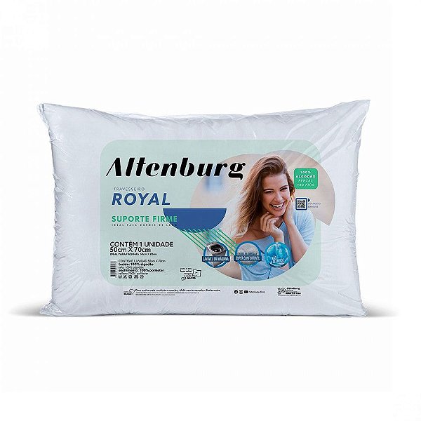 Travesseiro Royal - Suporte Firme - Altenburg