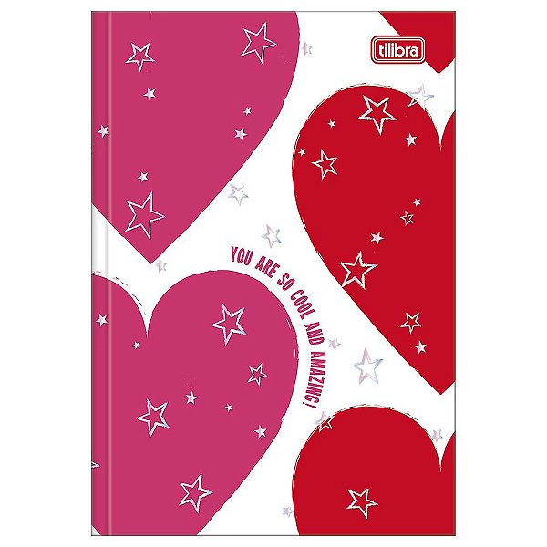 Caderno Brochura Love Pink - Corações - 48 Folhas - Tilibra