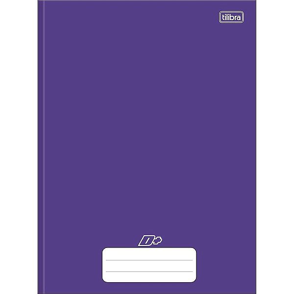 Caderno Brochura Capa Dura D+ - Roxo -  96 Folhas - Tilibra