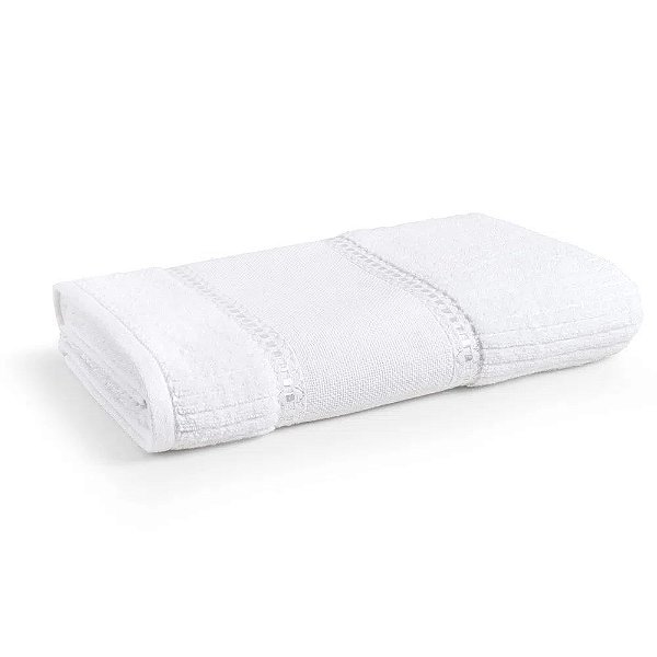 Toalha de Banho Passa Fita I - Branco - Karsten