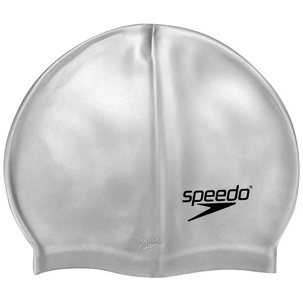 Touca de Silicone Flat Swim Cap - Prata - Speedo