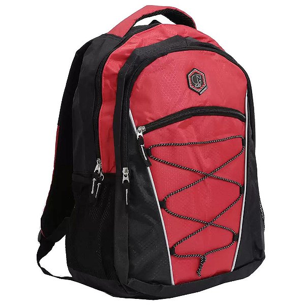 Mochila de Costas Cordão Backpacks - Vermelho - Clio Style