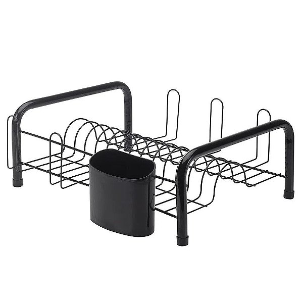 Escorredor de Louças - Preto - Utimil