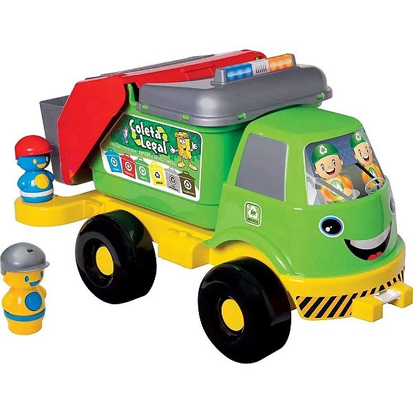 Caminhão Coleta Seletiva Com Som - Mercotoys